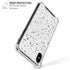 White Speckle iPhone XS Max Clear Case